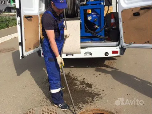 Устранение засора канализации DN 350-450 мм